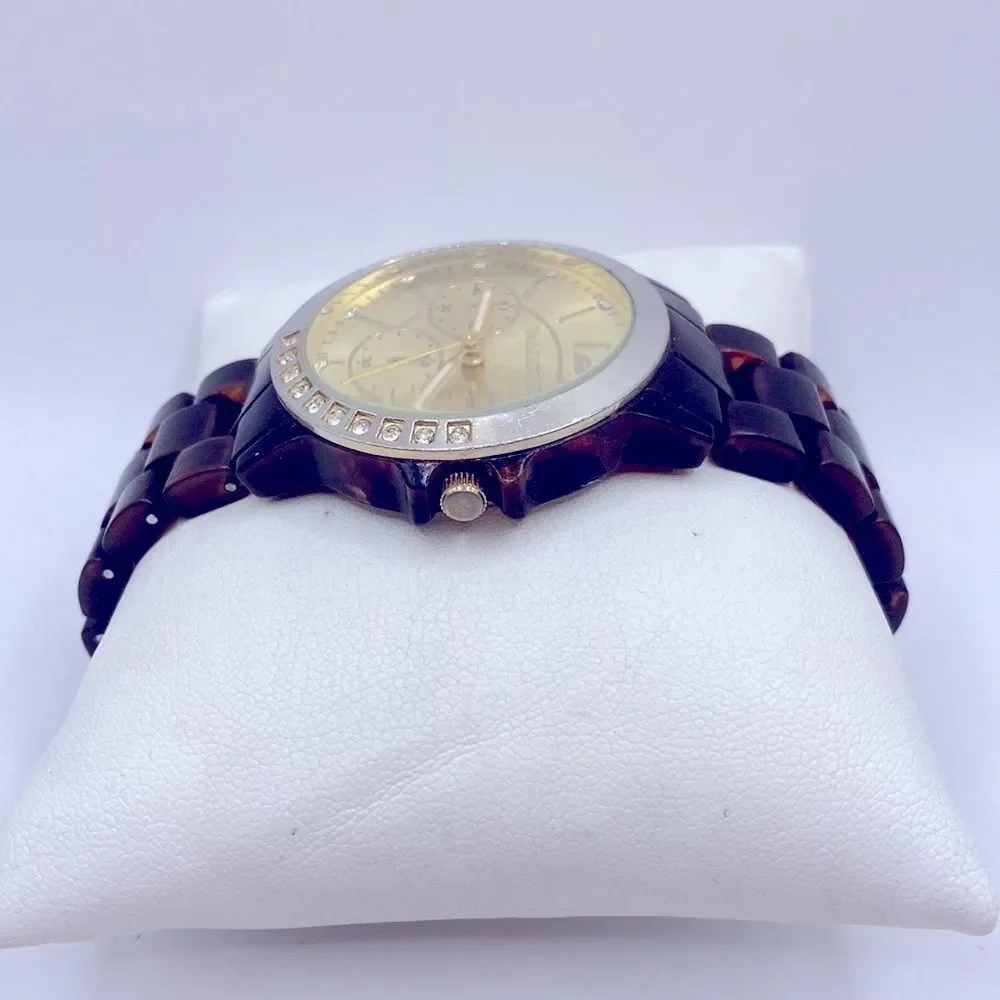 Working! Ladies Valletta Acrylic Tortoiseshell Band Watch